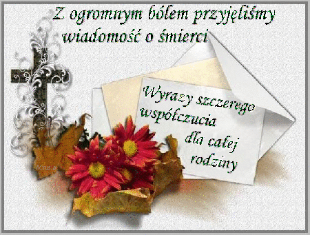 List wyrazy szczerego współczucia